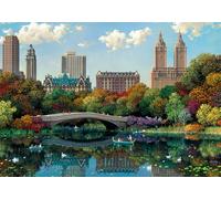 Ravensburger NY Central Park, Bow Bridge Puzzle de 1000 pièces | Activité relaxante | Pièces Uniques et Parfaitement ajustées, Durable pour Adultes