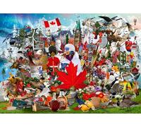Ravensburger Oh Canada! 12001006 Puzzle de 1000 pièces pour Adultes - Outil fabriqué à la Main, fabriqué en Allemagne, Chaque pièce s'assemble Parfaitement