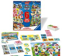 Ravensburger Paw Patrol 6-in-1 Games Compendium Set for Kids Age 3 Years Up