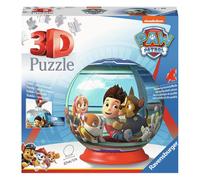 Ravensburger Puzzle 3D Boule Pat'Patrouille – 72 pièces numérotées, support inclus, dès 6 ans