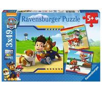 Ravensburger PAW Patrol: Helden met Vacht - Puzzel - 3x49 stukjes