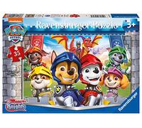 Ravensburger Paw Patrol Knights & Dragons 35 Piece Jigsaw Puzzle for Kids Age 3 Years Up - Educational Toddler Toys
