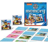 Ravensburger Paw Patrol Mini Memory Game - Matching Picture Snap Pairs Game For Kids Age 3 Years and Up