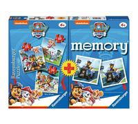 Ravensburger Paw Patrol Multipack Enfants Puzzle 25, 36, 49 et Memory 48 cartes