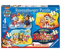 Ravensburger Paw Patrol - Puzzle 4 Formes (4, 6, 8, 10 pièces) pour Enfants à partir de 3 Ans