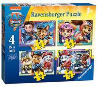 Ravensburger Paw Patrol The Movie 4 in Box (12, 16, 20, 24 Pieces) Jigsaw Puzzles for Kids Age 3 Years Up