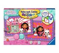 Ravensburger – Peindre par numéros Junior – DreamWorks Gabby's Dollhouse – Peinture