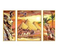 Ravensburger - Peinture au numéro - Triptyque : L'Egypte - Version allemande G