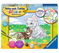 Ravensburger Peinture par numéro 28487 - Animaux Mignons - pour Enfants à partir de 7 Ans