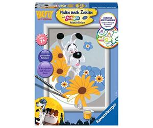 Ravensburger Peinture par numéros 20160 - Idefix Audacieux pour Enfants à partir de 7 Ans