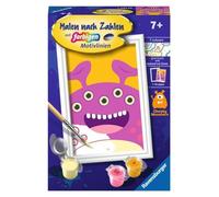 Ravensburger Peinture par numéros - 23629 - Monstre Violet - Enfants à partir de 7 Ans