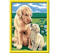 Ravensburger Peinture par numéros 28476 - Mère Amour - pour Enfants à partir de 7 Ans - Lot de 18 pièces