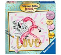 Ravensburger Amour 28797 Love-Couleur par numéros pour Adultes. Résultat Parfait grâce aux Accessoires d'artiste de qualité supérieure, sans Cadre, Multicolore
