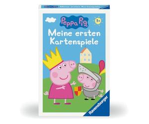 Ravensburger Peppa Pig Mes Premiers Jeux de Cartes de 20820, Quartett, Pierre Noir et Couples recherchent pour Les Fans de Peppa à partir de 3 Ans