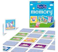 Ravensburger Peppa Pig Mini jeu de mémoire - Jeu de paires d'images assorties pour enfants à partir de 3 ans