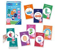 Ravensburger Peppa Pig Mon Premier Jeu de Cartes Flash pour Enfants à partir de 4 Ans - Idéal pour l'apprentissage précoce, la Reconnaissance d'objets, l'alphabet, la Lecture et l'orthographe