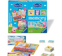 Ravensburger Peppa Pig Pack multiple de 3 puzzles et jeu de mémoire classique, jeu amusant et éducatif pour enfants à partir de 4 ans, avec Peppa, George et Baby Evie