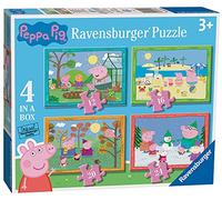 Ravensburger Peppa Pig Quatre Saisons Boîte de 10,2 cm (12, 16, 20, 24 pièces) Puzzles pour Enfants à partir de 3 Ans
