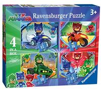 Ravensburger PJ Masks - 4 puzzles dans une boîte (12, 16, 20, 24 pièces) pour enfants à partir de 3 ans, 6974, 0