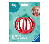 Ravensburger Play+ Balle de dentition sensorielle - Tomate - Soulagement doux de la dentition - Design facile à saisir - Engage la motricité fine