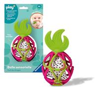 Ravensburger Play+ - Balle Sensorielle Fruit du Dragon Silicone Dès 6 Mois - Balle Activité Bébé et Hochet de Dentition - Jouet Multi-Sensoriel - Motricité et Éveil - 34013