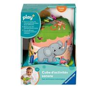 Ravensburger play+, Cube d'activités sonore - Les animaux sauvages , 0-12 mois, Premier âge, bébé
