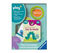 Ravensburger Play+ - Flash Cards Enfant Cherche et Trouve sur la Route - Carte Éducative 2 Ans - Jeu Cherche et Trouve Dès 18 Mois - 34056