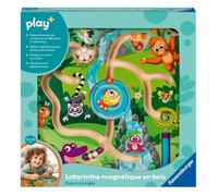 Ravensburger play+, Labyrinthe magnétique en bois - Dans la jungle , 6-36 mois, Premier âge, bébé