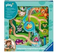 Ravensburger -Play + - Labyrinthe Magnétique En Bois Dans La Jungle - Des 18 Mois - Version Française - 34018 Vert G