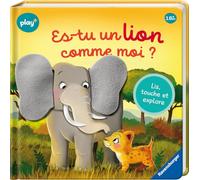 Kathrin Lena Orso – Es-tu un lion comme moi ? – Lis, touche et explore – Cartonné, Album jeunesse