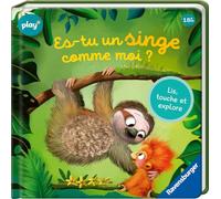 Ravensburger Play + - Livre Lis, touche et explore : Es-tu un singe comme moi ? - Livre bébé dès 18 mois - 13099028