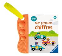 Ravensburger Play+ - Livre Sensoriel Bébé 6 Mois Pop It - Flip & Pop Les Chiffres - Livre Indestructible Pour Bébé - 13099037