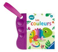 Ravensburger Play+ - Livre Sensoriel Bébé 6 Mois Pop It - Flip & Pop Les Couleurs - Livre Indestructible Pour Bébé - 13099035