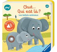 Ravensburger Play+ - Livre Sonore Bébé Cherche Et Trouve - Chut… Qui Est Là ? Bébés Animaux - Sons Interactifs Dès 1 An - 13099034