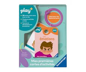 Ravensburger Play+ - Mes Premières Flash Card Émotions - Jeu Émotions et Cartes Éducatives - 20 Cartes Recto Verso - Jouet Éducatif Enfant Dès 2 Ans - 34059