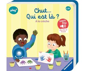 Ravensburger Play + - Mon 1er livre sonore Cherche et trouve : Chut qui est là ? A la crèche - Livre bébé dès 1 an - 13099056