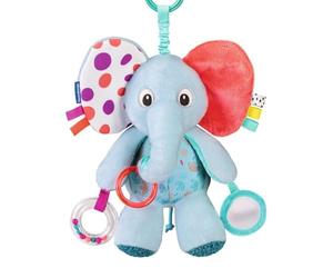 Ravensburger Play+ - Peluche d'Activités Éléphant Explorateur - Jouet à Suspendre Bébé Dès Naissance - Peluche pour Bébé - 2004855