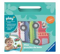 Ravensburger Play + - Puzzle de Bain : Les Véhicules -Jouet de Bain bébé dès 1 an - Version française - 34127
