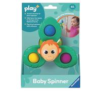 Ravensburger Play+ - Spinner Bébé Singe en Silicone Dès 6 Mois - Baby Spinner Ventouse Pop-it - Jouet Premier Âge - Éveil et Motricité Fine - 34011