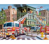 Ravensburger, Pompiers, 100 pièces XXL, Puzzle pour Enfants, Age recommandé 6+, Multicolore, 13329 1