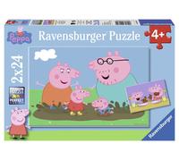 Ravensburger puzzel Peppa Pig - 2x24 stukjes - kinderpuzzel