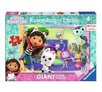 Ravensburger Puzzle 03180 pour Enfants - Gabby's Dance Party - Puzzle de Sol avec 60 Grandes pièces, pour Les Petits Fans de Gabby à partir de 4 Ans