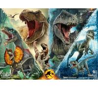 Ravensburger Puzzle enfant Les espèces de Dinosaures Jurassic World 3 – 100 pièces XXL – 6+ – 13341