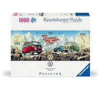 Ravensburger - Puzzle 1000 pièces - À Travers Les Alpes en VW | Adulte et enfant dès 14 ans - Puzzle de qualité supérieur - Pièces uniques et assemblage parfait - Détente et relaxation