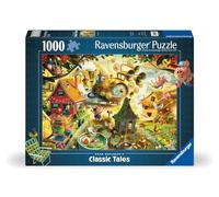 Ravensburger - Puzzle 1000 pièces - Alerte chez Les 3 Petits cochons | Adulte et enfant dès 14 ans - Puzzle de qualité supérieur - Pièces uniques et assemblage parfait - Détente et relaxation