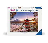 Ravensburger Puzzle 1000 Pièces Cerisiers En Fleurs Et Mont Fuji