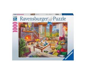 Ravensburger - Puzzle 1000 pièces - La cabane cozy | Adulte et enfant dès 14 ans - Puzzle de qualité supérieur - Pièces uniques et assemblage parfait - Détente et relaxation