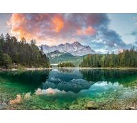 Ravensburger - Puzzle 1000 pièces - Lac Eibsee, Allemagne | Adulte et enfant dès 14 ans - Puzzle de qualité supérieur - Pièces uniques et assemblage parfait - Détente et relaxation