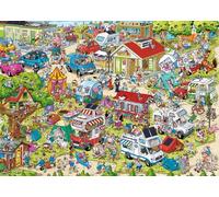 Ravensburger - Puzzle 1000 pièces - Le Camping | Adulte et enfant dès 14 ans - Puzzle de qualité supérieur - Pièces uniques et assemblage parfait - Détente et relaxation