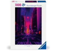 Ravensburger – Puzzle 1000 pièces Les néons de New York – Art – Dès 14 ans – 12001436